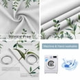 thumbnail image 2 of Fsddascl Eucalyptus Leaves Blackout Curtains for Bedroom/Living Room, Thermal Insulated Kitchen Curtains, Spring Pastoral Botanical Leaf Watercolor Grommet Darkening Window Treatment Drapes 52"x63"x2, 2 of 6
