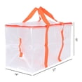 thumbnail image 2 of Unique Bargains 1 Pack Clothes Storage Bags Moving Bags Transparent 27*14*15in, 2 of 6