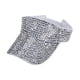 thumbnail image 1 of Sombrero con visera para el sol con brillantes diamantes de imitación, ligero, transpirable y ajustable para verano. Argén, 1 of 9