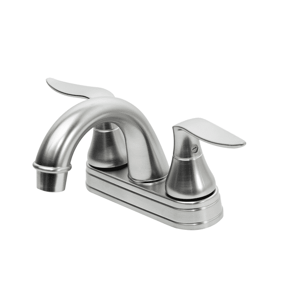 Dura Faucet Elegant Arc Spout RV Lavatory Faucet - Brushed Satin Nickel