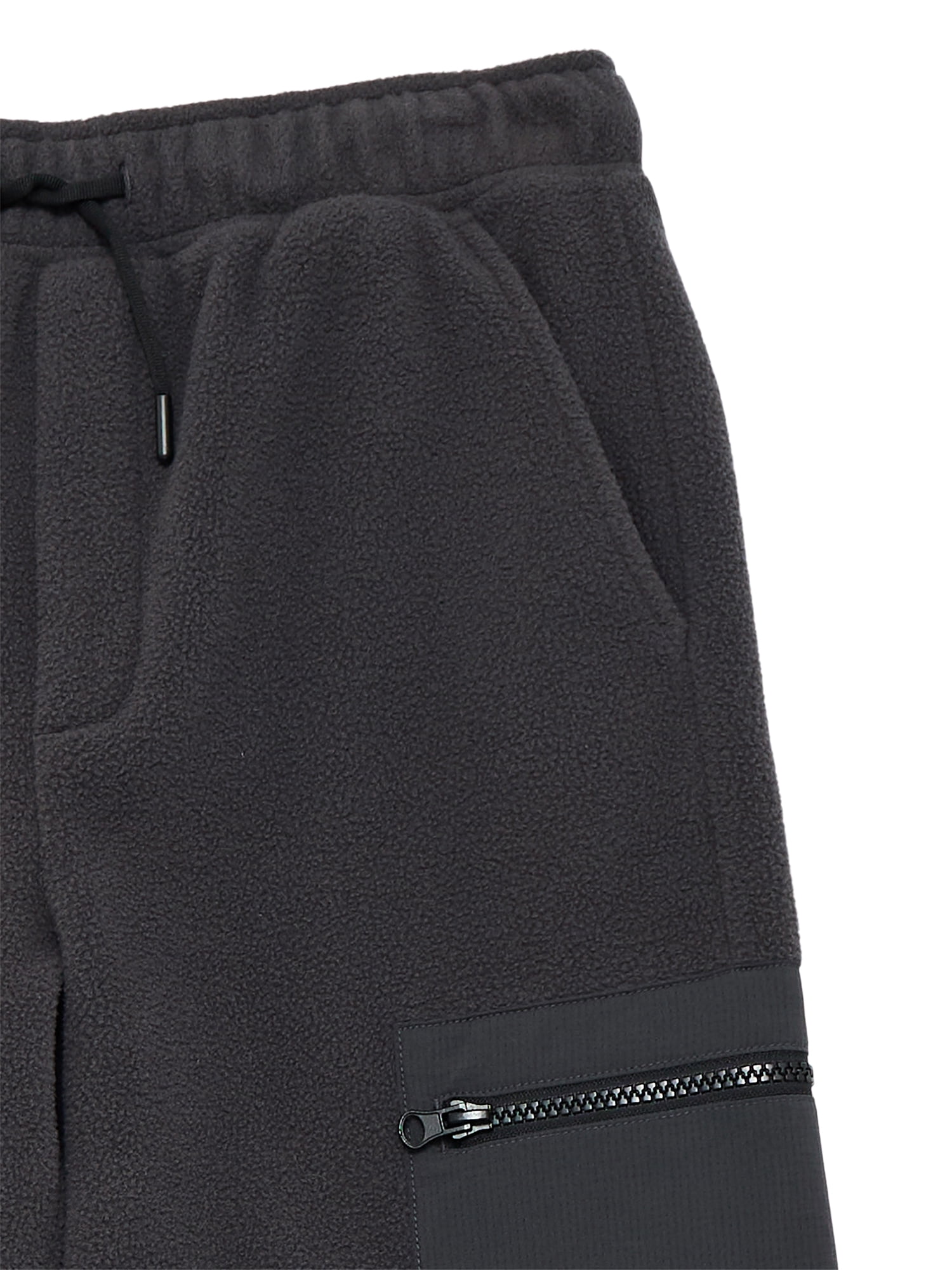 Weekend Academy Boys Polar Fleece Joggers with Zipper Pockets, Size XS-XXL