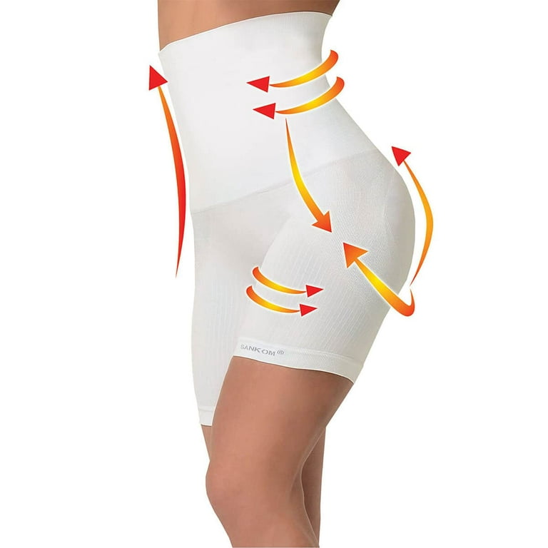 Shop LC SANKOM Women Slimming Waist Patent Mid Thigh Shaper with