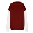 thumbnail image 5 of Admvng Hoodies for Women Casual Hooded Long Sleeve Ladies Loose Sweatshirt Tops, Size S-2XL, 5 of 7