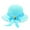 Blue, variant on Kids Sun Hat Wide Brim Summer Beach Hat For Boys Girls Toddler Outdoor Play Travel Lightweight Breathable Tie Hats for Baby