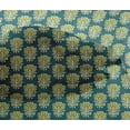 thumbnail image 4 of oneOone Viscose Chiffon Fabric Leaves & Floral Block Decor Fabric Printed BTY 42 Inch Wide, 4 of 5