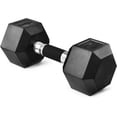 thumbnail image 1 of Dumbbell Rubber Grip lbs lbs Single Heavyweight Dumbbell for Multifunctional Full Body Workout and Strength Training, 1 of 7