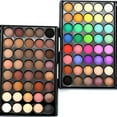 thumbnail image 2 of 40 Colors High Pigmented Shimmer Matte Eyeshadow Makeup Palette Set Full Spectrum Artist Waterproof Creamy Blendable Eye Shadow Cosmetics Kit (1 Set), 2 of 8
