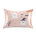 thumbnail image 7 of Yayeee Pillowcase King Size Set of 2 Satin Wrinkle Resistant Pillow Case, Cute Cartoon Halloween, 7 of 7