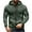 Dark Green, variant on Men’s Full Zip Hooded Sweatshirt Casual Athletic Fit Long Sleeve Hoodie with Arm Pocket and Front Pockets for Workout Outdoor
