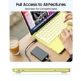 thumbnail image 6 of Fintie Clear Case for MacBook Neo 13" (A3404, 2026), Ultra‑Thin Snap‑On Hard Shell Cover for MacBook Neo 13" with A18 Pro Chip, Crystal Citrus, 6 of 9