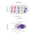 thumbnail image 5 of Zeiwohndc 10PCS Fishing Soft Baits Spiders Lure Swimbait for Freshwater Saltwater, 5 of 9