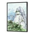 thumbnail image 3 of Designart 'The Clouds Over Mountain Top' Traditional Framed Canvas Wall Art Print, 3 of 5