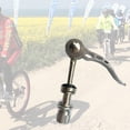 thumbnail image 3 of EeaseCA Quick Release Hub Road Bike Mountain Bike Front & Rear Axle Hollow Shaft Set with Standard Spacing (Silver), 3 of 7