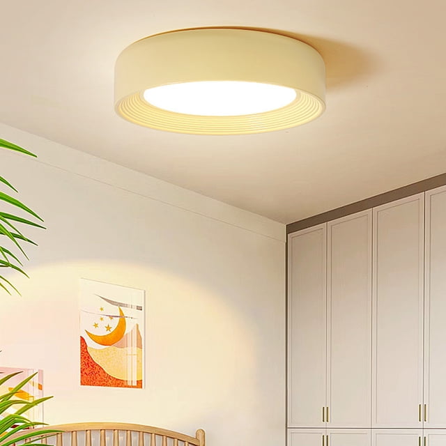 Luz de Techo de Montaje de Lavado LED, 110-265V REDONDA DE MONTAJE LED DE MONTAJE DE MONTRURA SIN ESCALÓN MARCO DE HIERRO ESPESADO CONTO CONTENIDO DE CRI PARA SALA DE ESTAR PARA