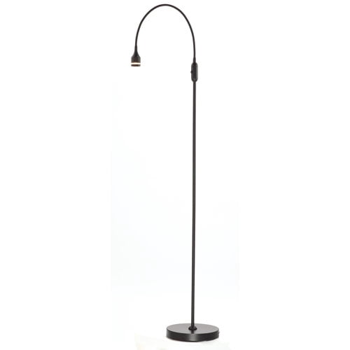 Adesso Prospect LED Floor Lamp, Brushed Steel
