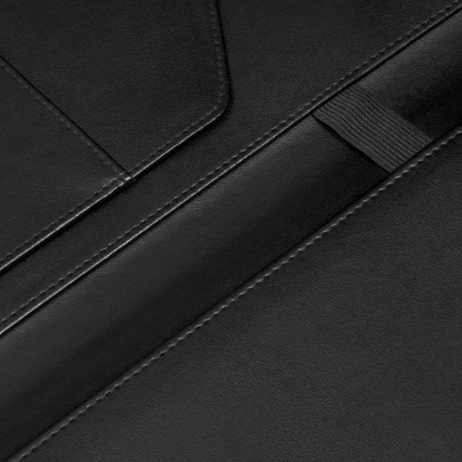Leather Portfolio Folder - Business PU Leather Portfolio Notepad Holder for Resumes, Legal Pad Portfolio Executive Binder, Professional Padfolio Notebook for Women/Men