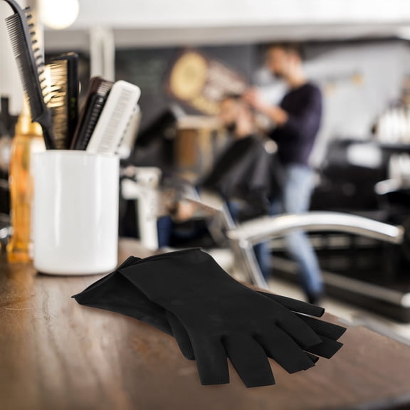 NICEXMAS Barber Gloves Hair Dye Glove Rubber 1 Pair