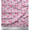 thumbnail image 1 of Soimoi Silk Fabric Leaves & Rose Flower Fabric Prints by Yard 42 Inch Wide, 1 of 1