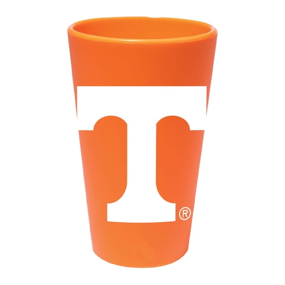 NCAA Tennessee Vols Team Color 16oz Silicone Pint Glass