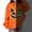 Orange, variant on Kids Halloween Glow in The Dark Hoodie 2-12Y Boys Girls Funny Devil Cat Pumpkin Face Print Long Sleeve Pullover with Front Kangaroo Pocket Casual Loose Sweatshirt for Holiday Party