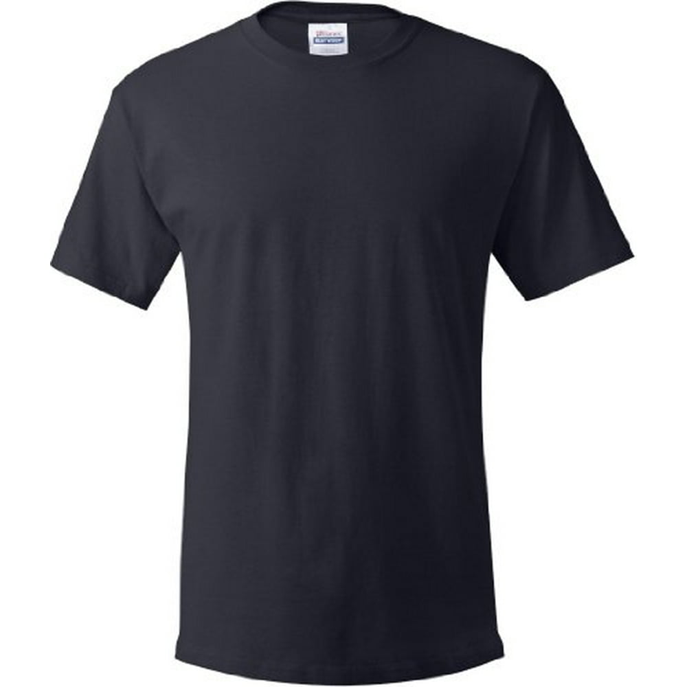 Hanes - Men's ComfortSoft Heavyweight T-Shirt (6 Pack) - Walmart.com ...