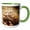 Green/White, variant on 3drose, Monitor Lizard or Komodo Dragon, 11oz Magic Transforming Mug