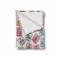 thumbnail image 2 of Periodic Table Soft Flannel Fleece Blanket, Sketch Style Chemistry Class Elements Science Camp Art Print, Cozy Plush for Indoor and Outdoor Use, 70" x 90", Pale Pink Blue and Green, by Ambesonne, 2 of 6