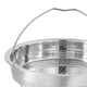 thumbnail image 3 of Cesta de de acero inoxidable, rejilla para con asa para huevos, práctico vaporizador para mariscos, cocina, repostería, inserto para 20 centímetros Sunnimix Cesta vaporera, 3 of 8