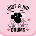 thumbnail image 4 of Inktastic Future Drummer Kid Loves Drums Boys or Girls Baby Bib, 4 of 4