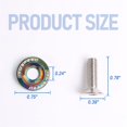 thumbnail image 4 of Jdmspeed 20 Piezas Neo Chrome Cnc Billet Aluminio Guardabarros Lavadora Motor Bay Dress Up Kit, 4 of 5
