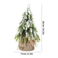 thumbnail image 3 of DPTALR Snowflake Flocking Christmas Table Tree Decoration, Super Thick Tree Flocking Small Christmas Tree Table Placing Decoration Christmas Indoor Home Decoration, 3 of 6