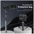 thumbnail image 3 of Mini Sac de Protection de Rangement pour Dji Osmo Action 4 Brossé Demi-Ouvert à Dégagement Rapide Étui de Transport pour Accessoires Action 3 pour Action 4 3, 3 of 5