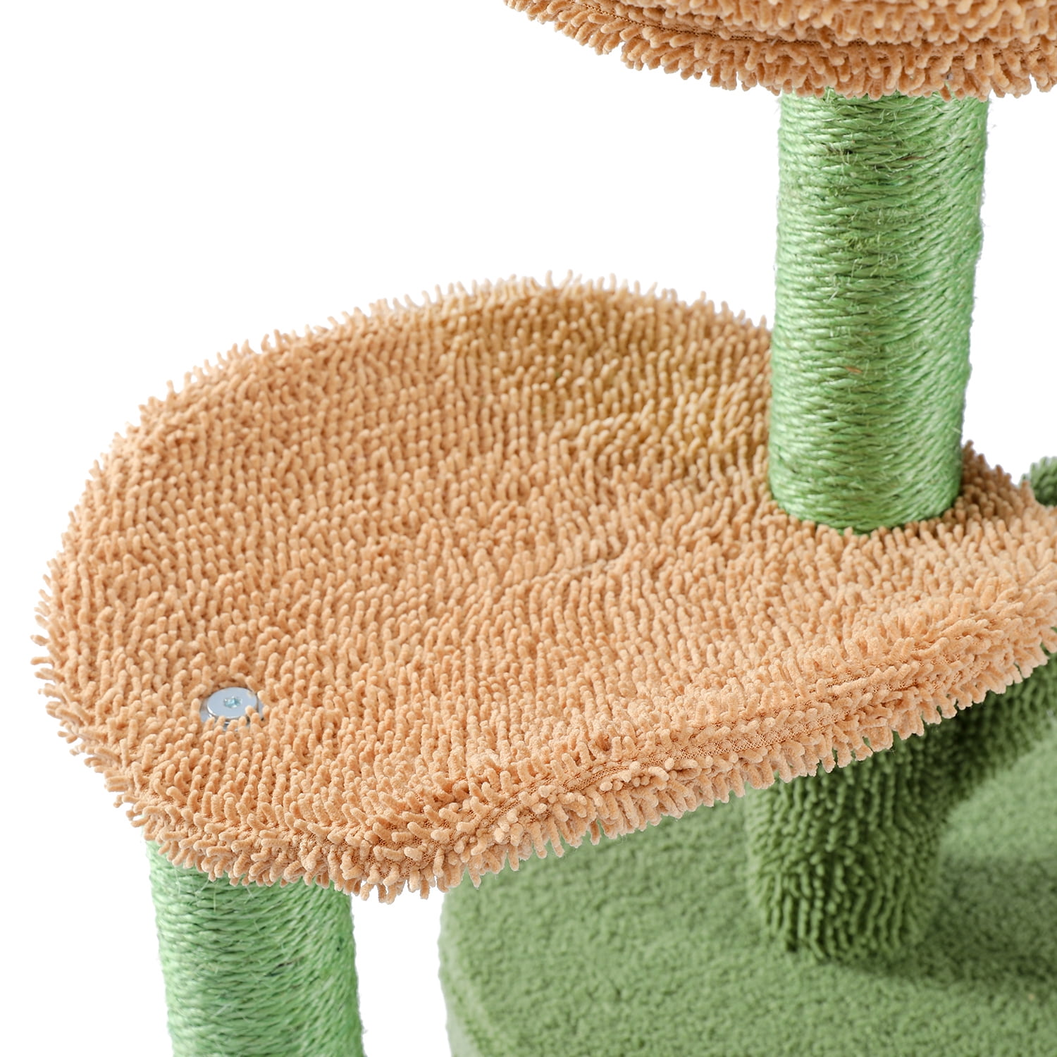Canddidliike Cactus Cat Tree Bed Plush Perches with Fluffy Balls and Scratching Post Canddidliike Cactus Cat Tree Bed Plush Perches with Fluffy Balls and Scratching Post