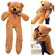 thumbnail image 4 of Oso de peluche gigante para niñas, muñeco de peluche suave, grande, sin relleno, piel de oso vacía, semiacabado, regalo del Día de San Valentín para niños, 4 of 4