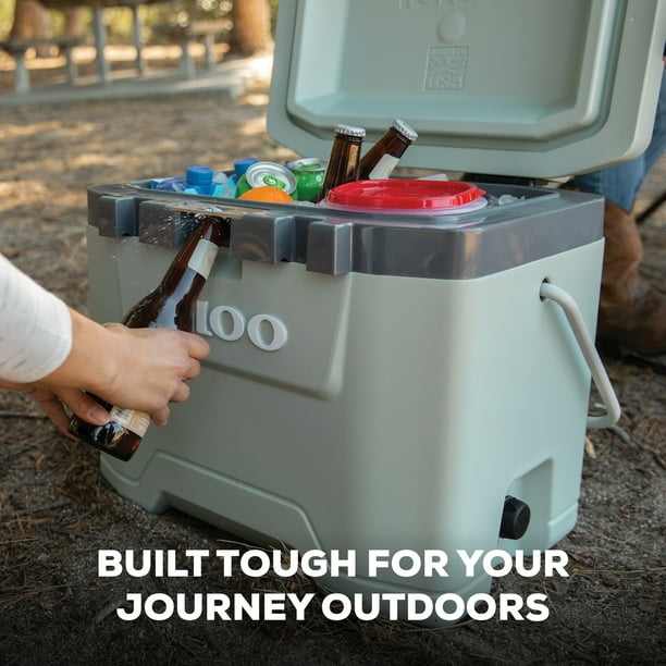 Igloo 25 QT Overland Ice Chest Cooler, Green - Walmart Business Igloo 25 QT Overland Ice Chest Cooler, Green - Walmart Business