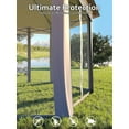 thumbnail image 3 of Garvee Pop-up Gazebo Screen Tent 13.29*13.29*9.25 ft, Hexagonal,with Mosquito Netting, Gray, 3 of 7