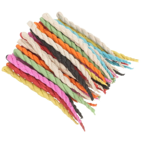 Hemoton 1 bag of Meditation Rope Incense Purification Handmade Incense Rope