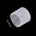 thumbnail image 3 of Uxcell 20pcs Rubber End Caps 35mm ID Vinyl Round Tube Bolt Cap Cover Screw Thread Protectors Clear, 3 of 6