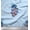 Light Lavender Blue, variant on Soimoi Green Cotton Duck Fabric Insect,Leaves & Floral Block Printed Fabric 1 Yard 42 Inch Wide