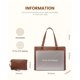 thumbnail image 4 of Bolsa de mano para portátil LOVEVOOK para mujer de 15.6 pulgadas, piel impermeable, 4 of 6