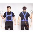 thumbnail image 2 of Herramienta de arnés de seguridad para medio cuerpo Protección contra caídas con cinturón de gancho de seguridad para cordón, equipo de protección per 3 m L, 2 of 8