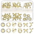 thumbnail image 1 of HAOAN30 Pcs Delicate Nail Charm Metal Gems for Nails Bedazzle Rhinestones, 1 of 8