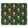 thumbnail image 1 of Geometric Mouse Pad, Santa Claus Holding Present Bag on Vibrant Background Happiness, Rectangle Non-Slip Rubber Mousepad, Green Ruby White, by Ambesonne, 1 of 2