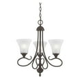 thumbnail image 3 of Thomas Lighting-SL811378-Elipse - Three Light Chandelier  Brushed Nickel Finish with Swirl Alabaster, 3 of 3