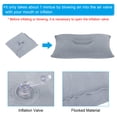 thumbnail image 3 of Uxcell Oreiller Gonflable, Oreiller de Voyage Ultraléger Carré pour Camping Randonnée, Gris 3 Pack, 3 of 6