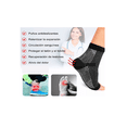 thumbnail image 4 of 4par Deportiva Calcetines Compresión Alivia Fascitis Plantar blanco y negro talla L/XL, 4 of 4