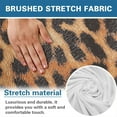 thumbnail image 7 of SCRAWLGOD Fur Leopard Print Stretch Recliner Covers 4 Pieces, Soft Chair Covers, Durable Recliner Sofa Slipcover, Fitted Non Slip Reclining Slipcovers for Pets, 7 of 7