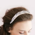 thumbnail image 7 of Handmade Rhinestone Crystal Bohemia Stylish Crystal Beaded Elastic Fashion Headband Wedding Headdress, 7 of 7