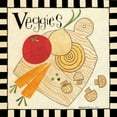 thumbnail image 2 of DiPaolo, Dan 15x15 White Modern Wood Framed Museum Art Print Titled - Veggie Delight, 2 of 4
