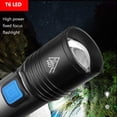 thumbnail image 4 of Soidarity Linterna Antorcha Lámpara Iluminación T6 Pequeño Telescópico ZoomedRecargable Pesca Correr Escalar Viajes Estufas de camping Soidarity OD029849-00, 4 of 6